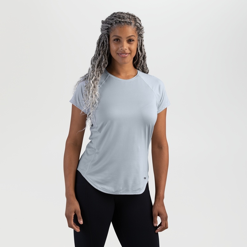 Outdoor Research Argon Kurzes Sleeve T-shirts Damen Grau | Österreich-463QMXRAU