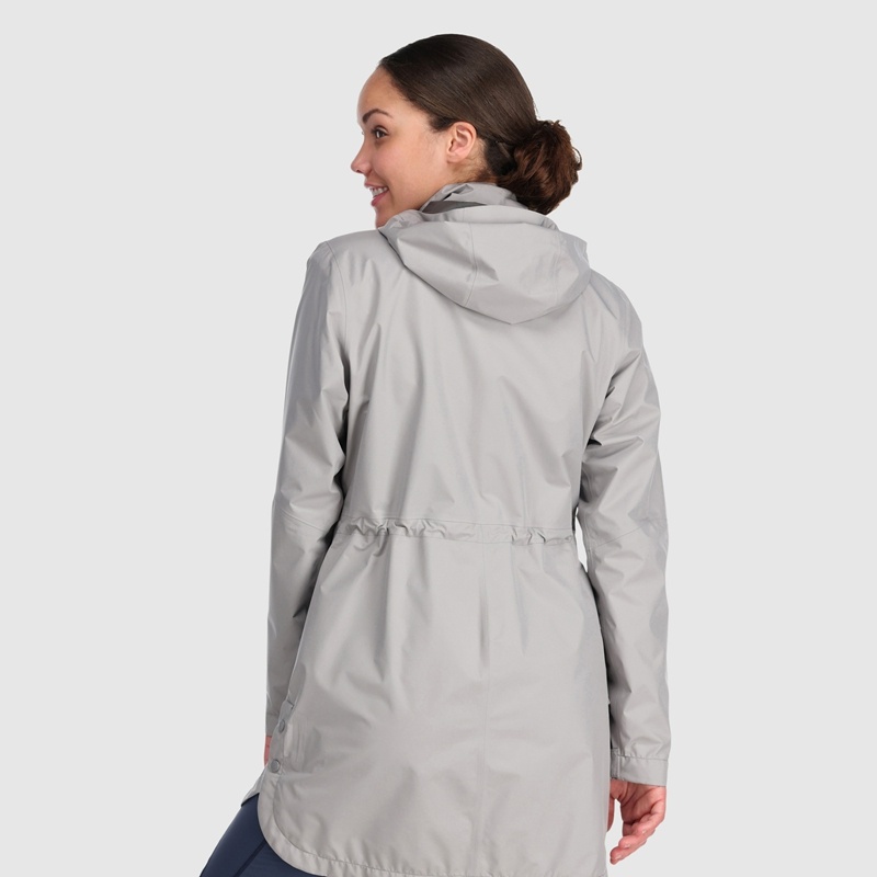 Outdoor Research Aspire Trench Regenjacke Damen Grau | Österreich-671AZHOBR