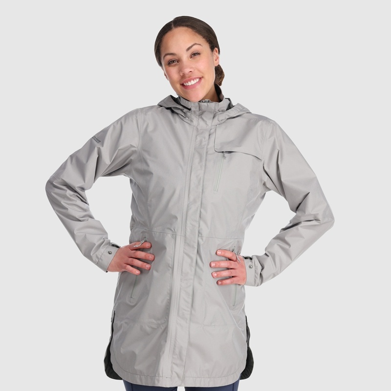 Outdoor Research Aspire Trench Regenjacke Damen Grau | Österreich-671AZHOBR