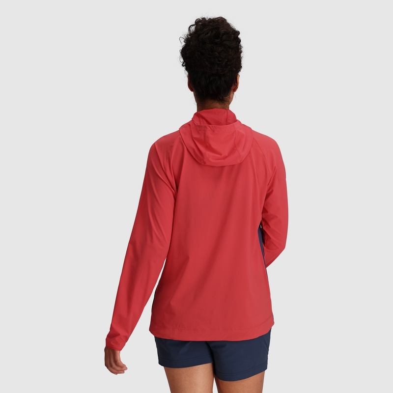 Outdoor Research Astroman Sun Hoodie Damen Rot Blau | Österreich-538EPDHOI