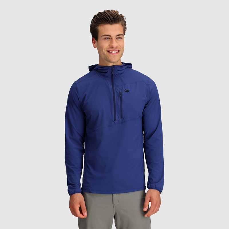 Outdoor Research Astroman Sun Hoodie Herren Blau | Österreich-937KBFXWZ