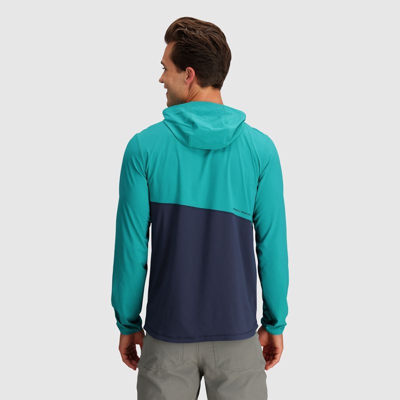 Outdoor Research Astroman Sun Hoodie Herren Türkis | Österreich-370HQSCIO