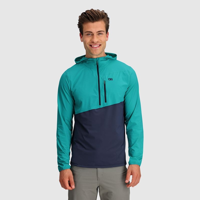 Outdoor Research Astroman Sun Hoodie Herren Türkis | Österreich-370HQSCIO