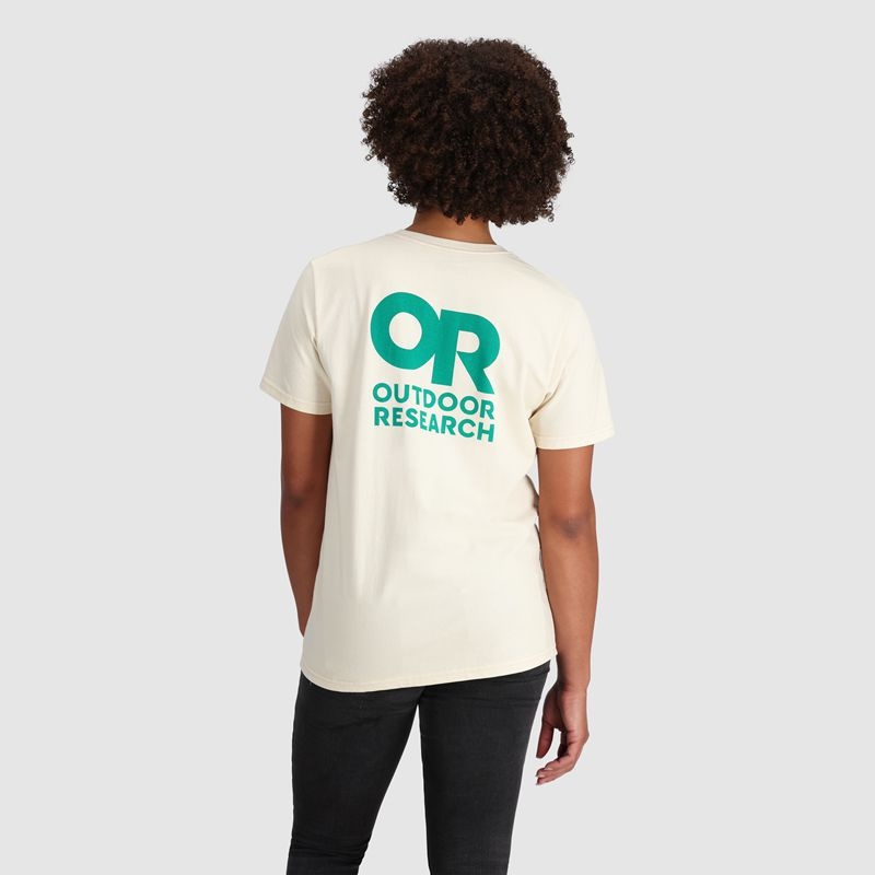 Outdoor Research Back Logo T-shirts Herren Weiß | Österreich-105CAHVEF