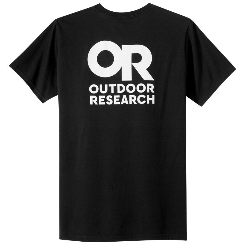 Outdoor Research Back Logo T-shirts Herren Schwarz | Österreich-719BCQKSN