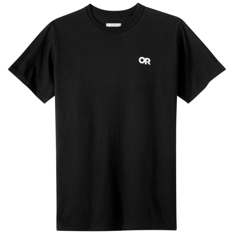 Outdoor Research Back Logo T-shirts Herren Schwarz | Österreich-719BCQKSN