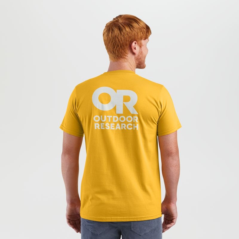 Outdoor Research Back Logo T-shirts Herren Gelb | Österreich-752MEIJHB