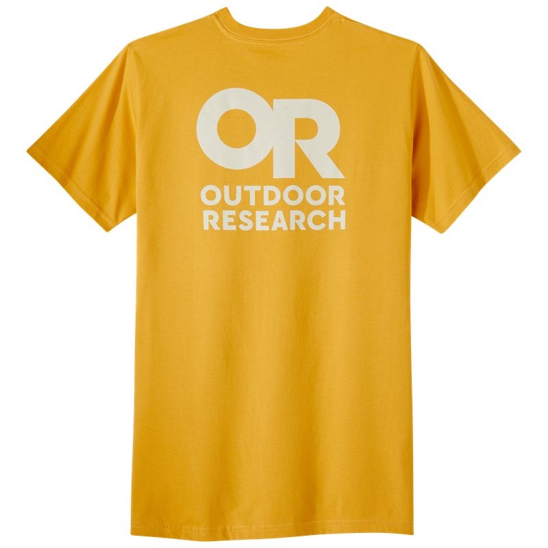 Outdoor Research Back Logo T-shirts Herren Gelb | Österreich-752MEIJHB