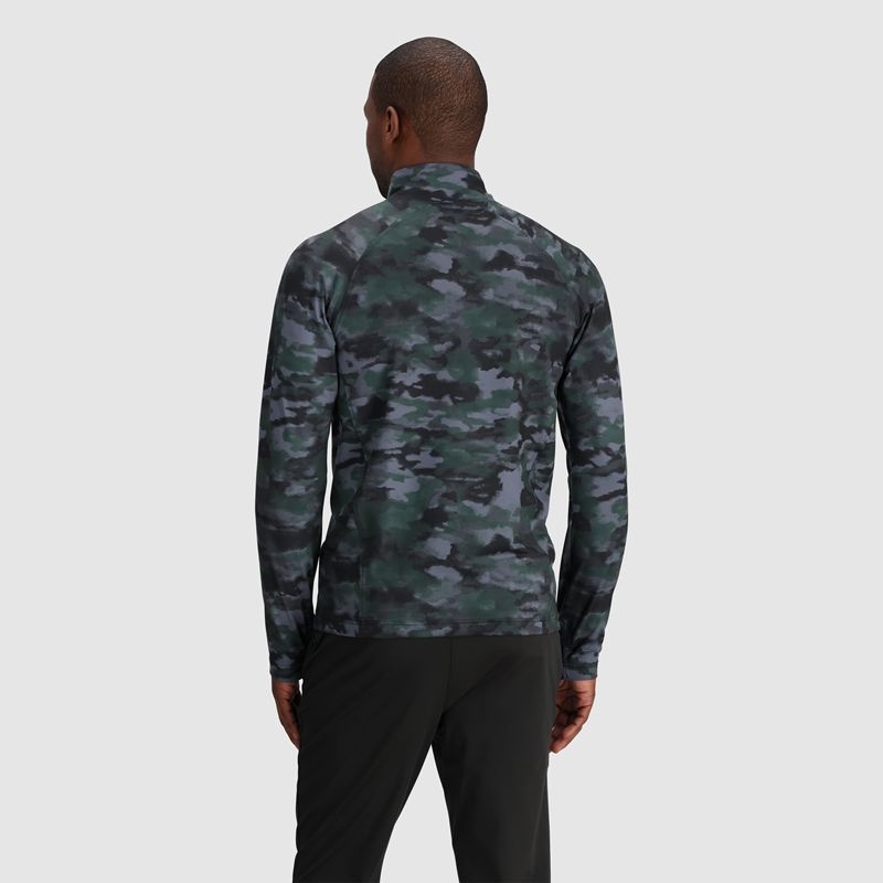 Outdoor Research Baritone Quarter Zip Funktionsshirt Herren Camouflage | Österreich-207LRMEPJ