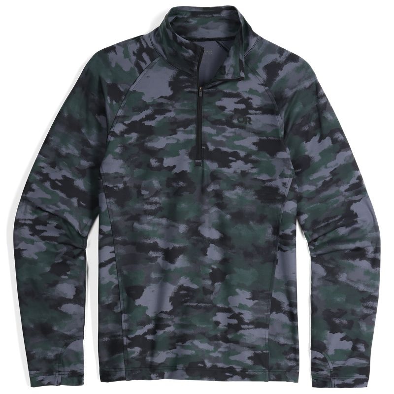 Outdoor Research Baritone Quarter Zip Funktionsshirt Herren Camouflage | Österreich-207LRMEPJ