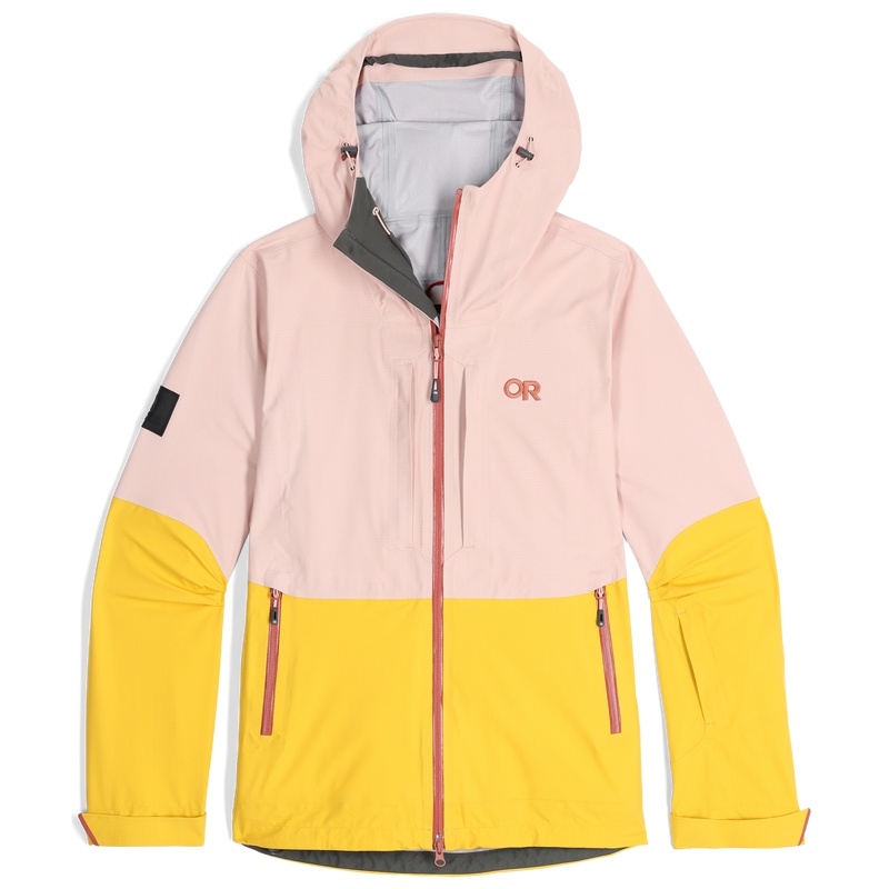 Outdoor Research Carbide Skijacke Damen Hellrosa Gelb | Österreich-420JOSUQX