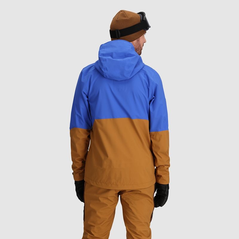 Outdoor Research Carbide Skijacke Herren Blau Braun | Österreich-514WNQBSK