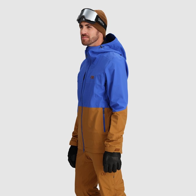 Outdoor Research Carbide Skijacke Herren Blau Braun | Österreich-514WNQBSK