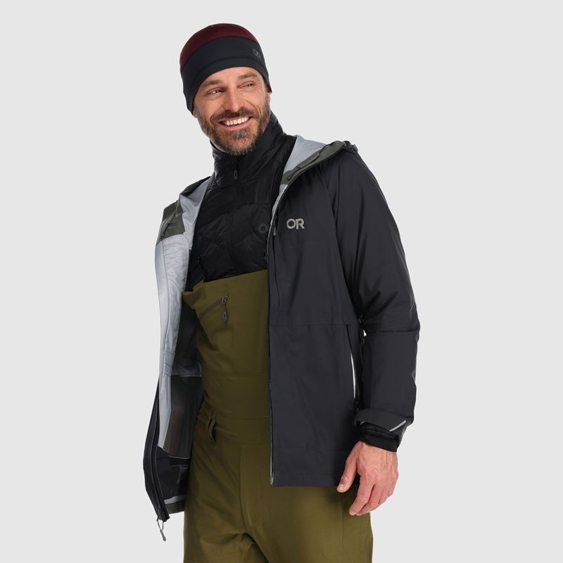 Outdoor Research Carbide Skijacke Herren Schwarz | Österreich-420ZKUHTM