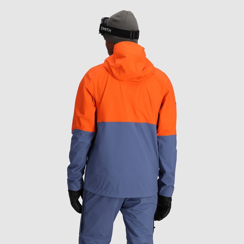 Outdoor Research Carbide Skijacke Herren Orange Dunkelblau | Österreich-369PFBJEV