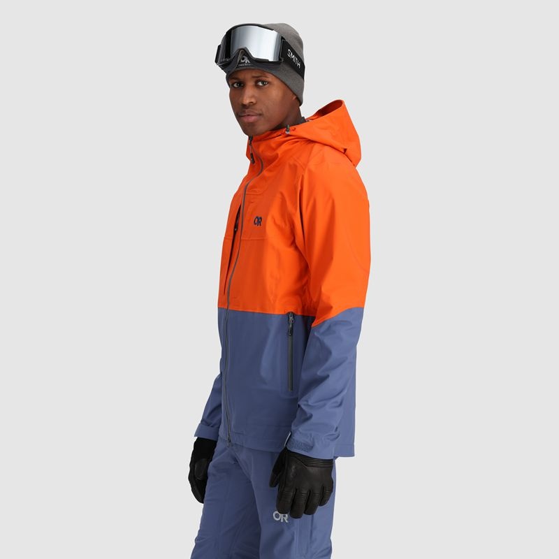 Outdoor Research Carbide Skijacke Herren Orange Dunkelblau | Österreich-369PFBJEV