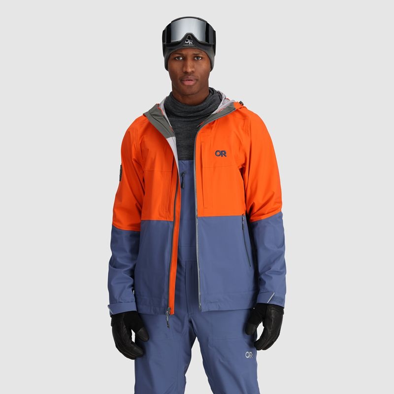 Outdoor Research Carbide Skijacke Herren Orange Dunkelblau | Österreich-369PFBJEV