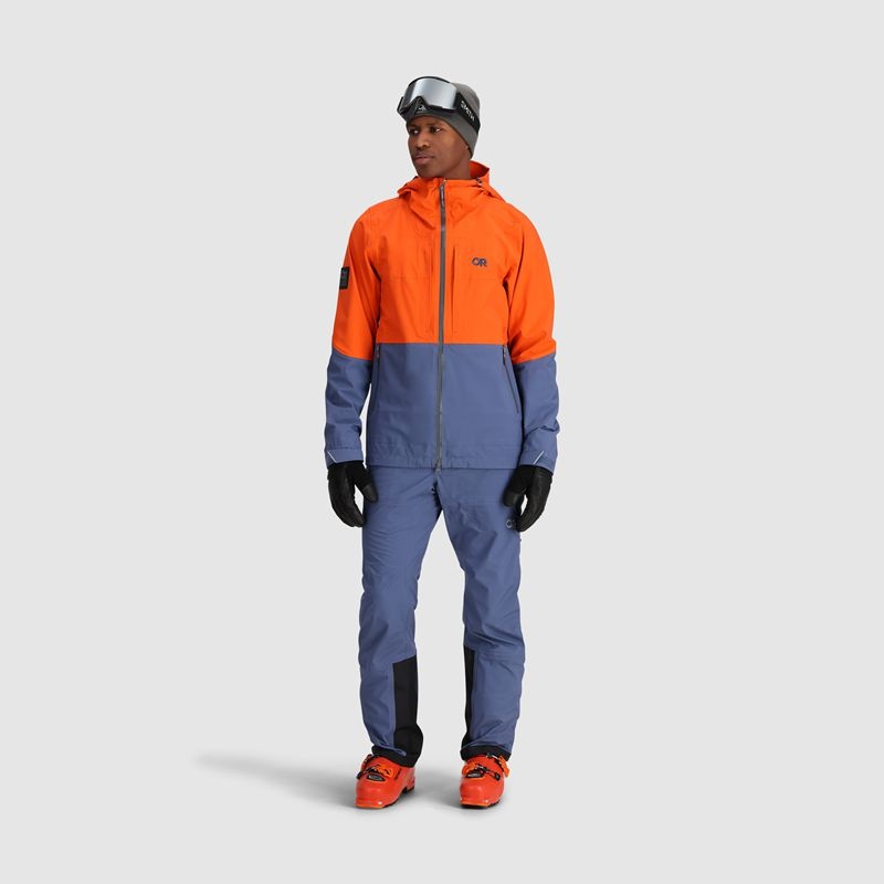 Outdoor Research Carbide Skijacke Herren Orange Dunkelblau | Österreich-369PFBJEV