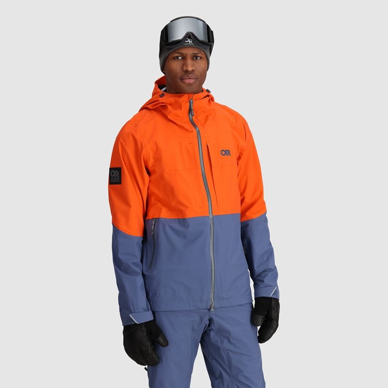 Outdoor Research Carbide Skijacke Herren Orange Dunkelblau | Österreich-369PFBJEV