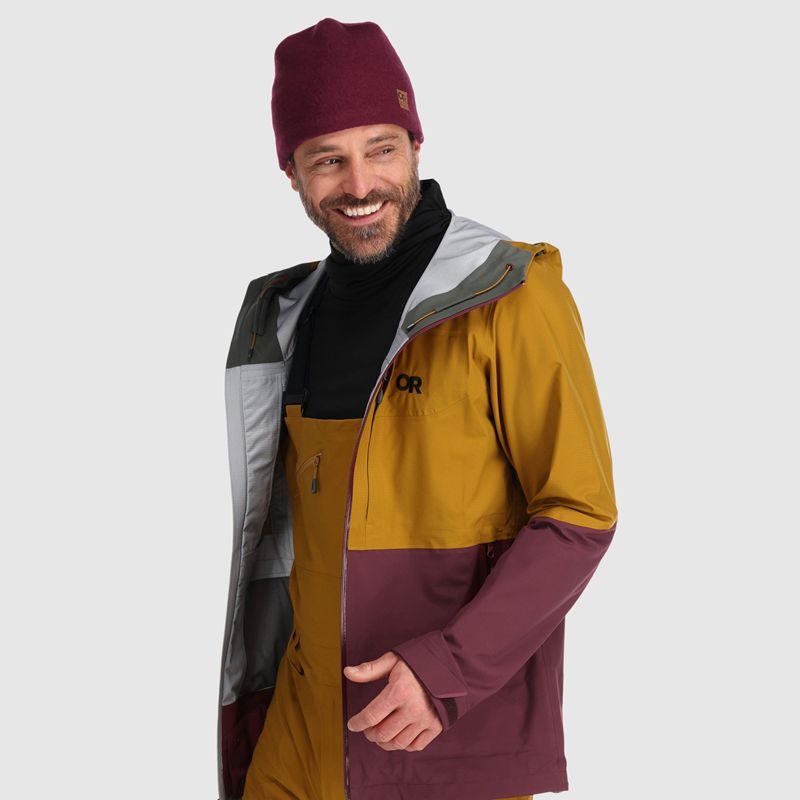 Outdoor Research Carbide Skijacke Herren Braun Bordeaux | Österreich-074AWZSIX