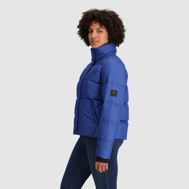 Outdoor Research Coldfront Daunenjacke Damen Blau | Österreich-653TEBHVA