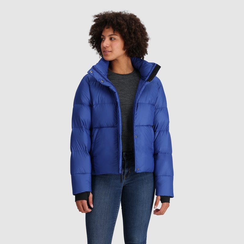 Outdoor Research Coldfront Daunenjacke Damen Blau | Österreich-653TEBHVA