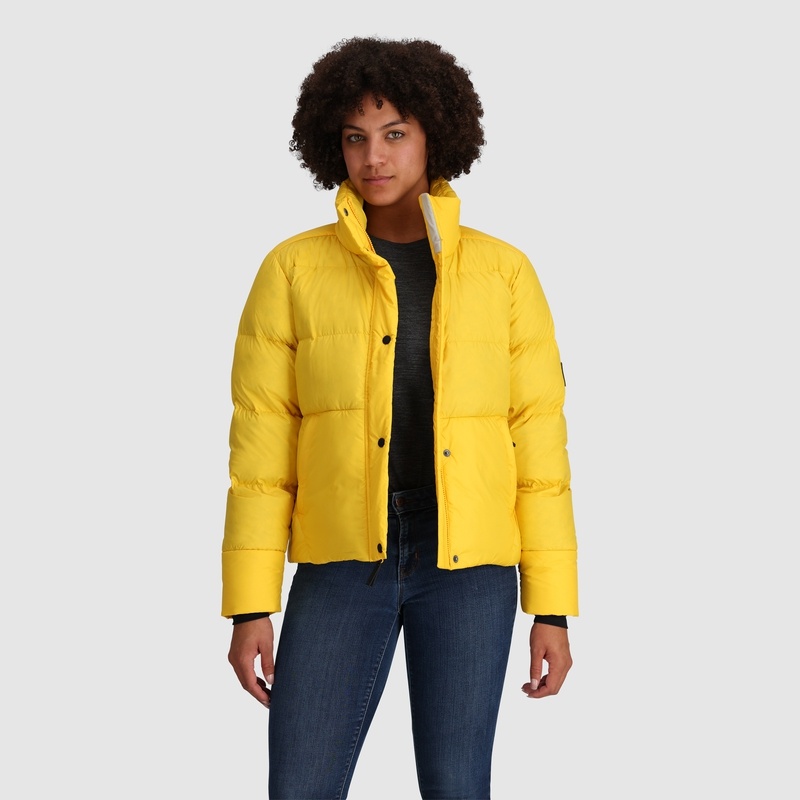 Outdoor Research Coldfront Daunenjacke Damen Gelb | Österreich-138WIDJFZ