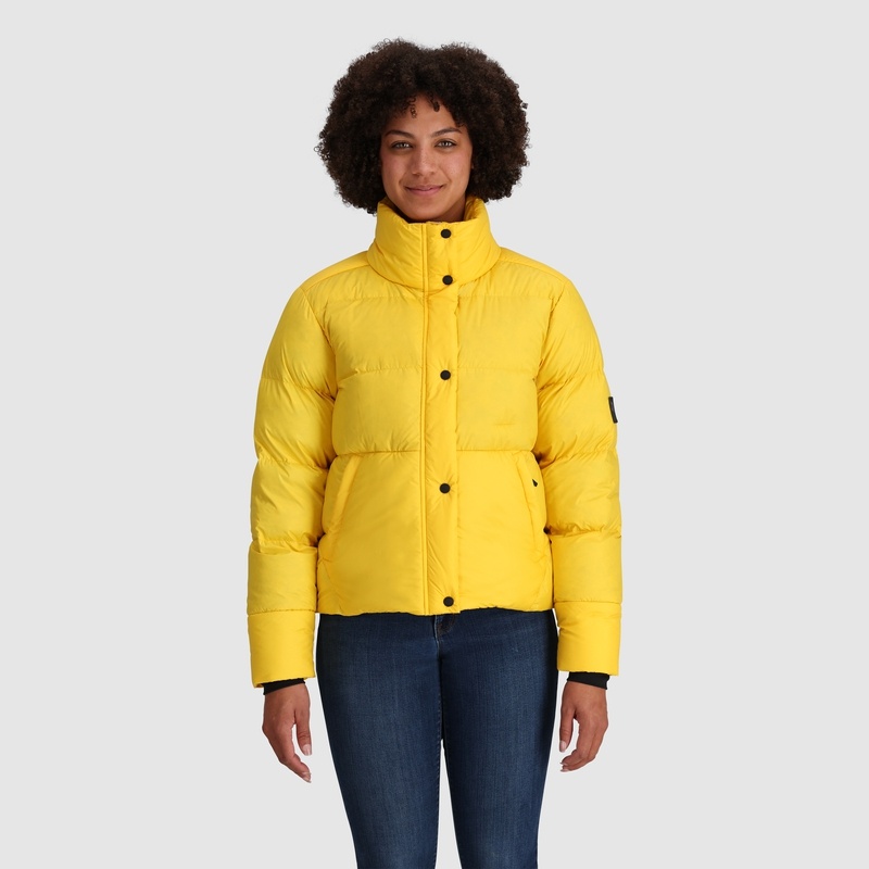 Outdoor Research Coldfront Daunenjacke Damen Gelb | Österreich-138WIDJFZ