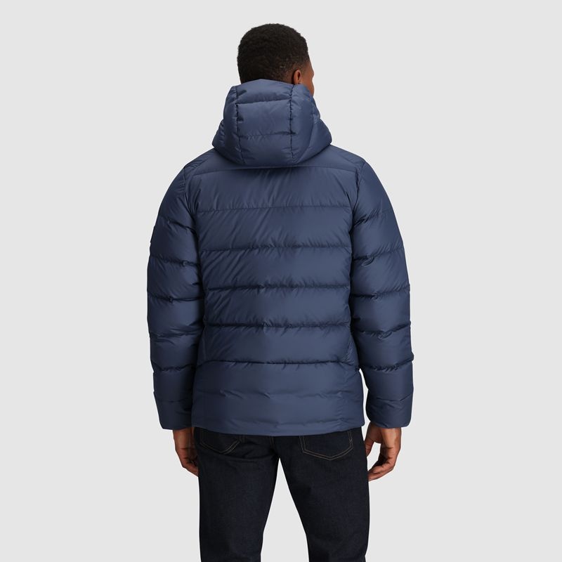 Outdoor Research Coldfront Down Hoodie Daunenjacke Herren Navy | Österreich-760EFTQXP