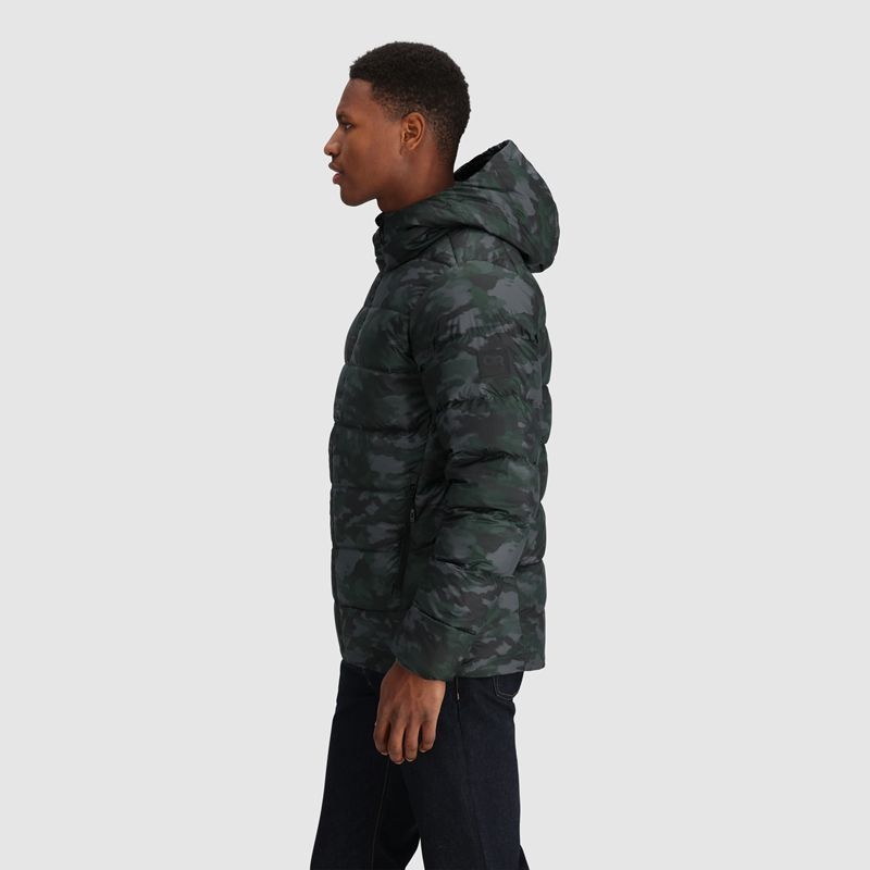 Outdoor Research Coldfront Down Hoodie Daunenjacke Herren Camouflage | Österreich-569LCFBXK