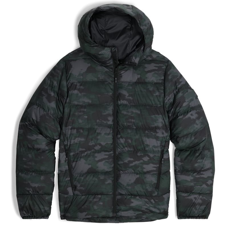 Outdoor Research Coldfront Down Hoodie Daunenjacke Herren Camouflage | Österreich-569LCFBXK