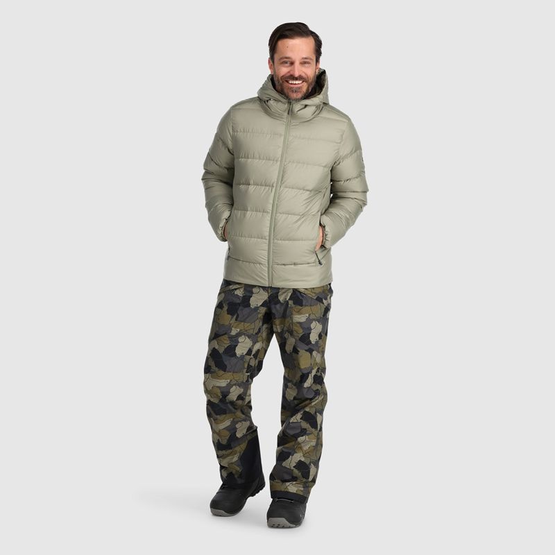 Outdoor Research Coldfront Down Hoodie Daunenjacke Herren Hellgrün | Österreich-254VXWEAI