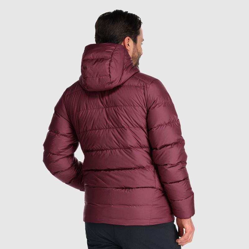 Outdoor Research Coldfront Down Hoodie Daunenjacke Herren Bordeaux | Österreich-391AUZHWS