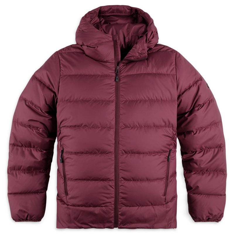 Outdoor Research Coldfront Down Hoodie Daunenjacke Herren Bordeaux | Österreich-391AUZHWS