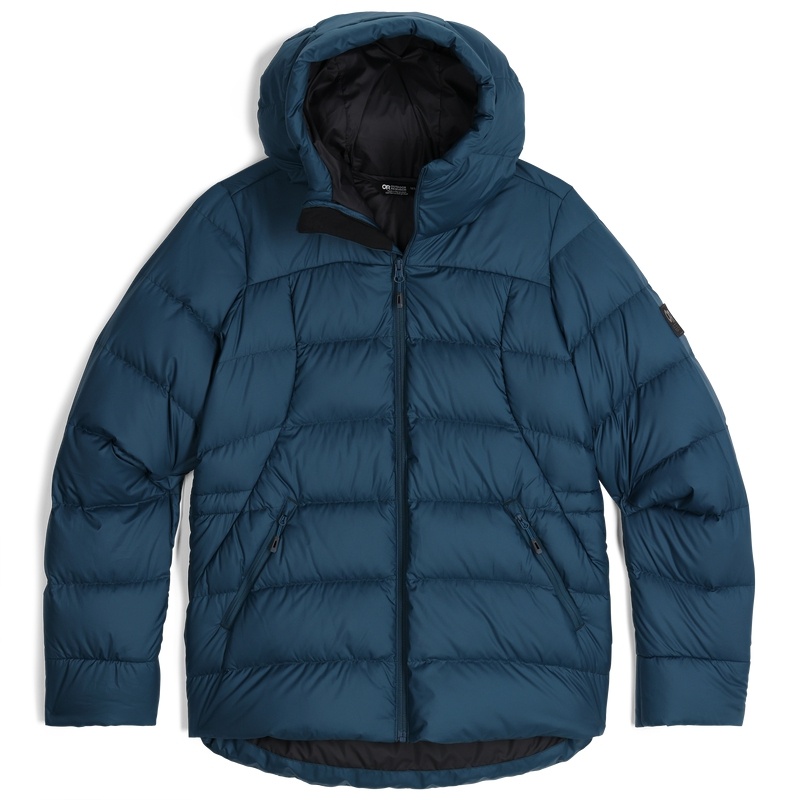 Outdoor Research Coldfront Down Hoodie Jacken Damen Dunkelblau | Österreich-190ZGFJSB