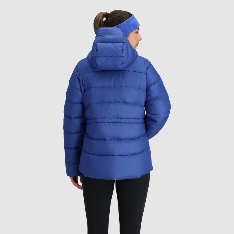 Outdoor Research Coldfront Down Hoodie Jacken Damen Blau | Österreich-054ZXWUAR