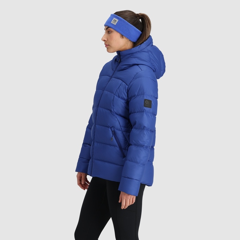 Outdoor Research Coldfront Down Hoodie Jacken Damen Blau | Österreich-054ZXWUAR