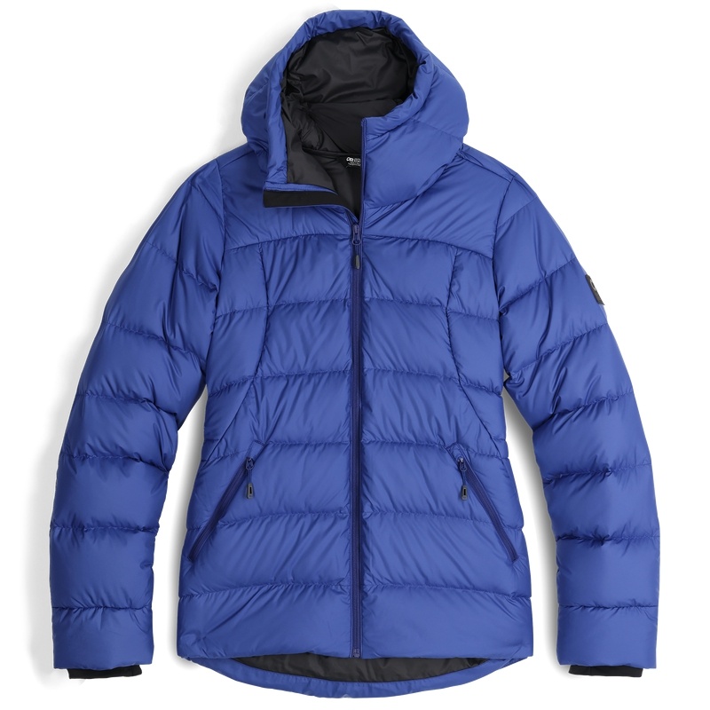 Outdoor Research Coldfront Down Hoodie Jacken Damen Blau | Österreich-054ZXWUAR