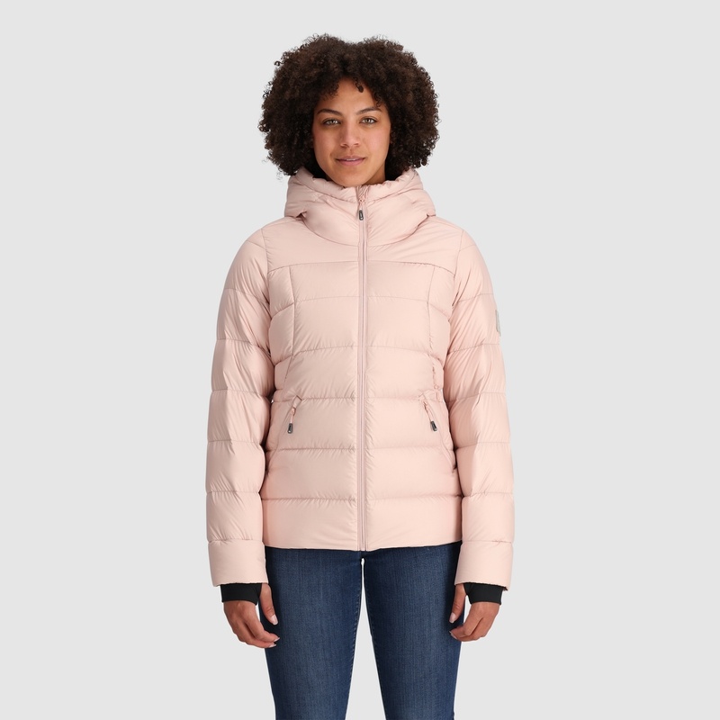 Outdoor Research Coldfront Down Hoodie Jacken Damen Hellrosa | Österreich-158KGCZYS