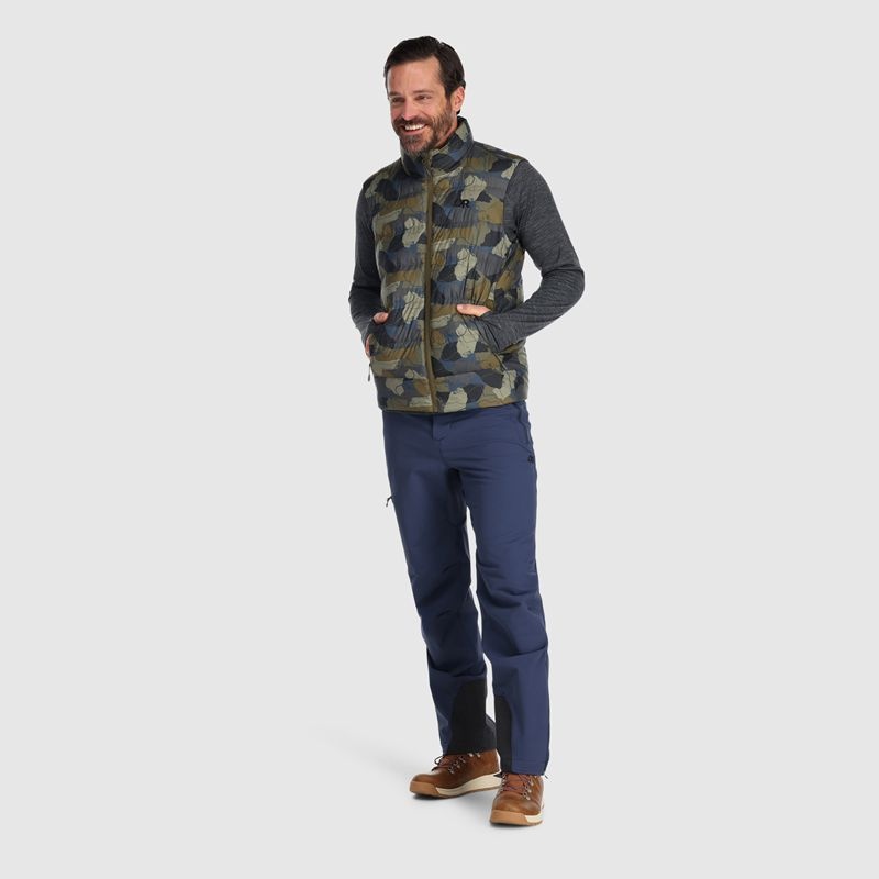 Outdoor Research Coldfront Down Weste Herren Camouflage | Österreich-503XLHAPW