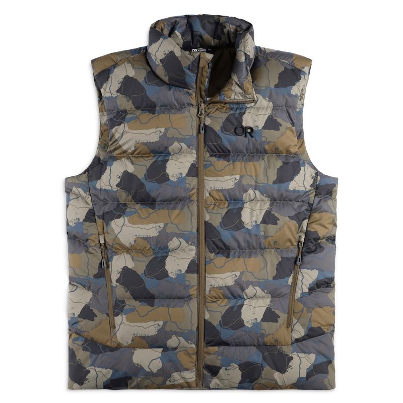 Outdoor Research Coldfront Down Weste Herren Camouflage | Österreich-503XLHAPW