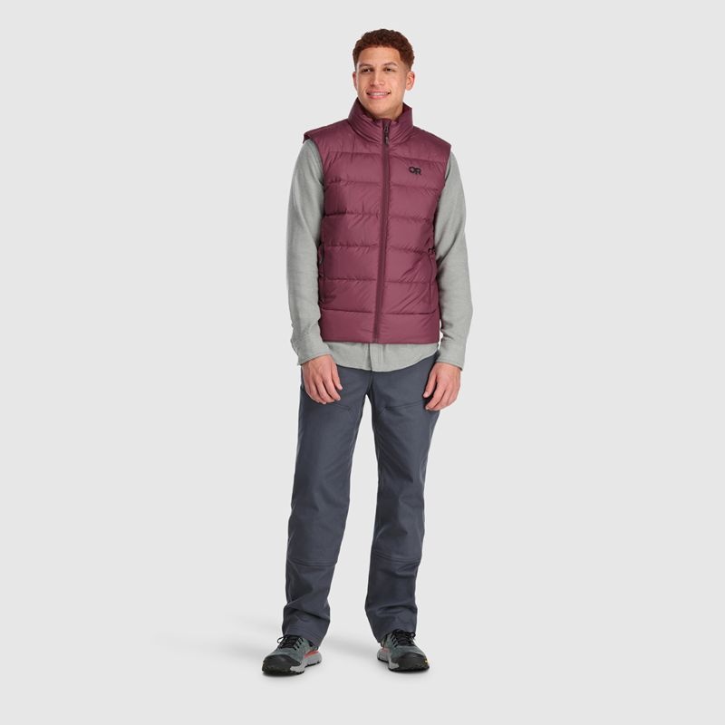 Outdoor Research Coldfront Down Weste Herren Bordeaux | Österreich-809APQGZE