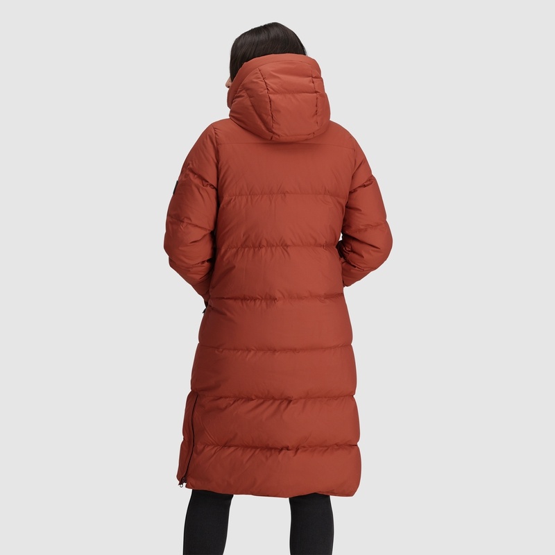 Outdoor Research Coze Down Parka Damen Rot Braun | Österreich-781WLGOHE