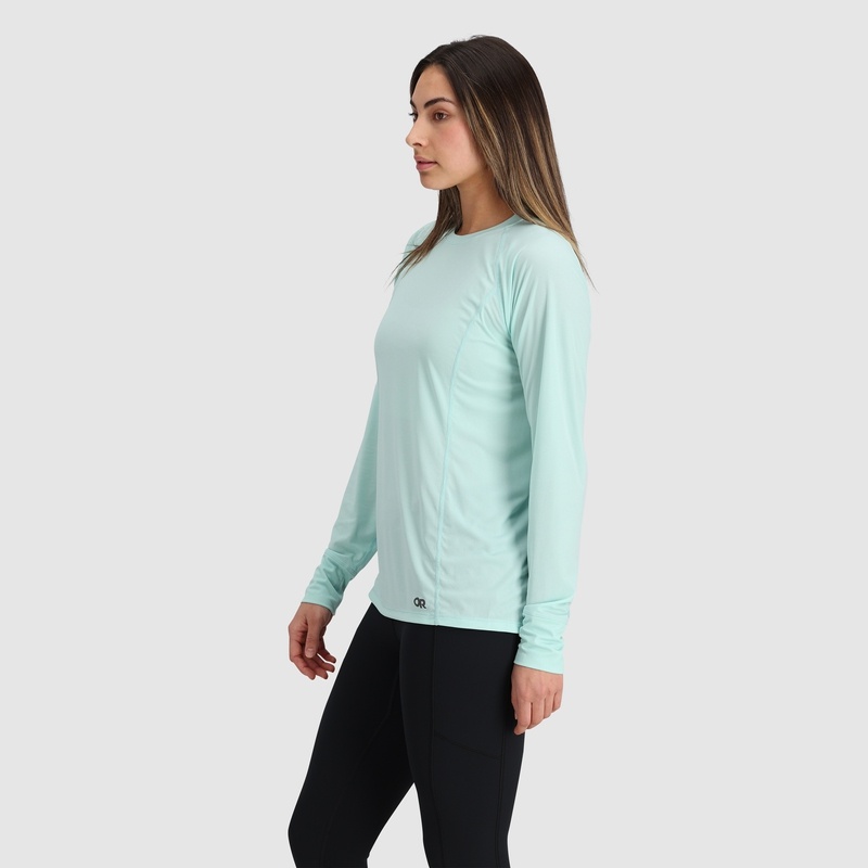 Outdoor Research Echo Long Sleeve T-shirts Damen Helltürkis | Österreich-230GDMEJF