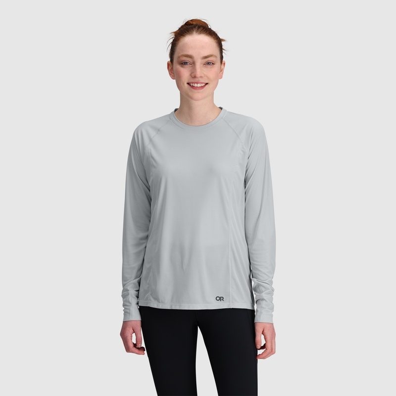 Outdoor Research Echo Long Sleeve T-shirts Damen Hellgrau | Österreich-291RAIJVE