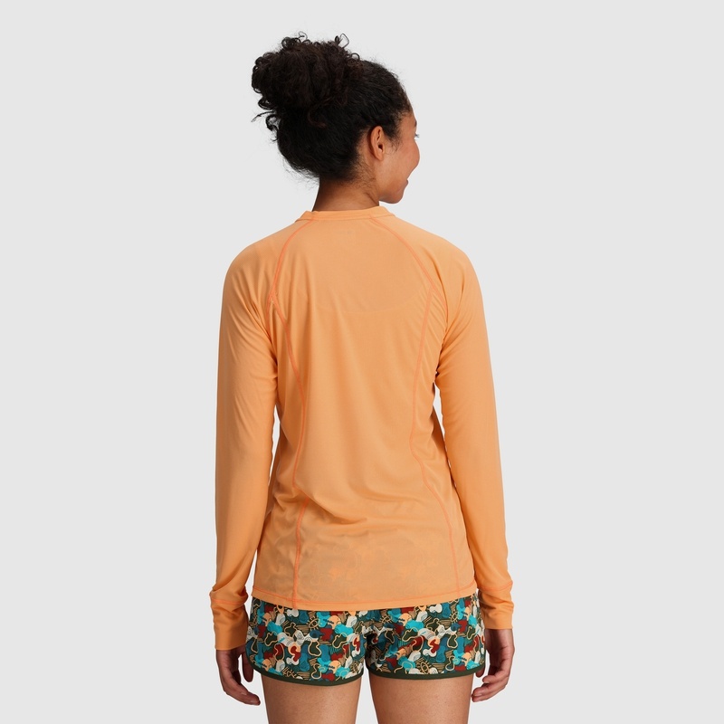 Outdoor Research Echo Long Sleeve T-shirts Damen Orange | Österreich-640LXATWZ