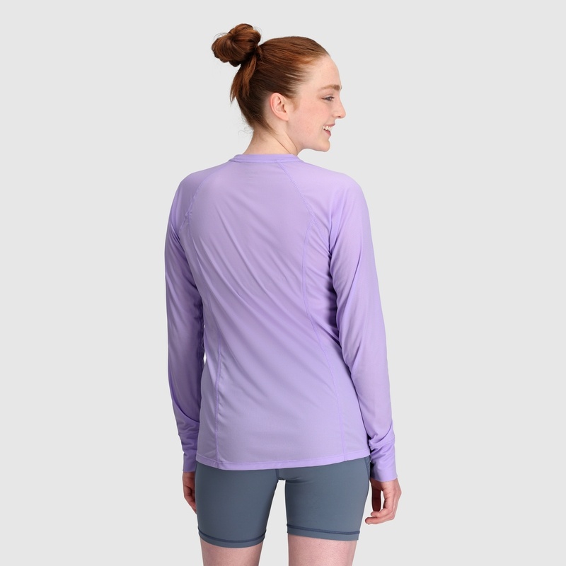 Outdoor Research Echo Long Sleeve T-shirts Damen Lila | Österreich-961TJELRV