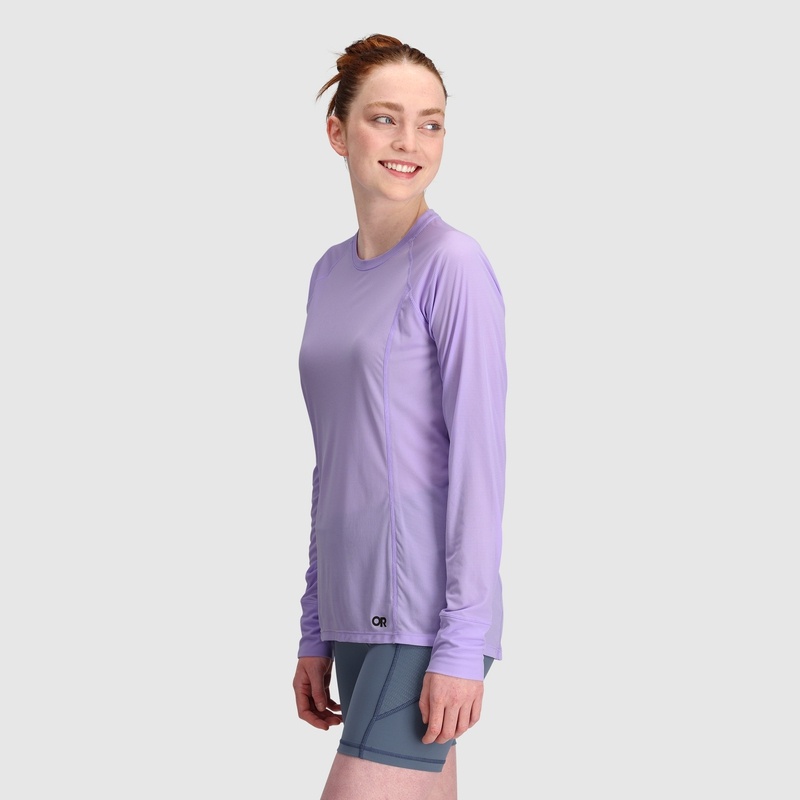 Outdoor Research Echo Long Sleeve T-shirts Damen Lila | Österreich-961TJELRV