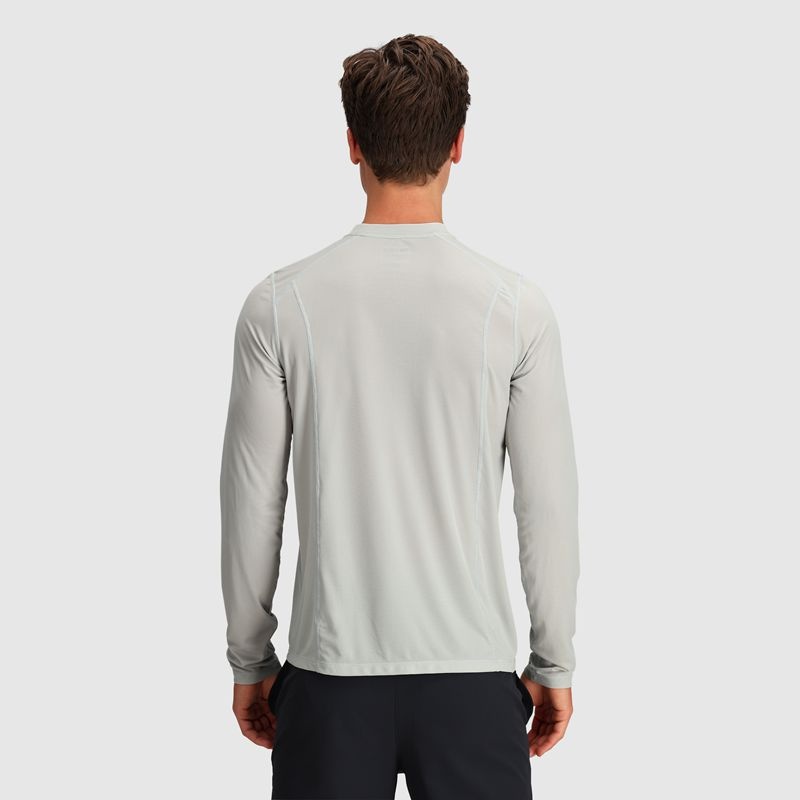 Outdoor Research Echo Long Sleeve T-shirts Herren Grau | Österreich-713KHBIWZ