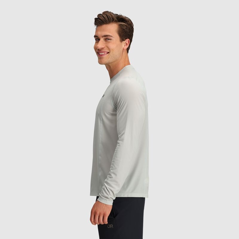 Outdoor Research Echo Long Sleeve T-shirts Herren Grau | Österreich-713KHBIWZ